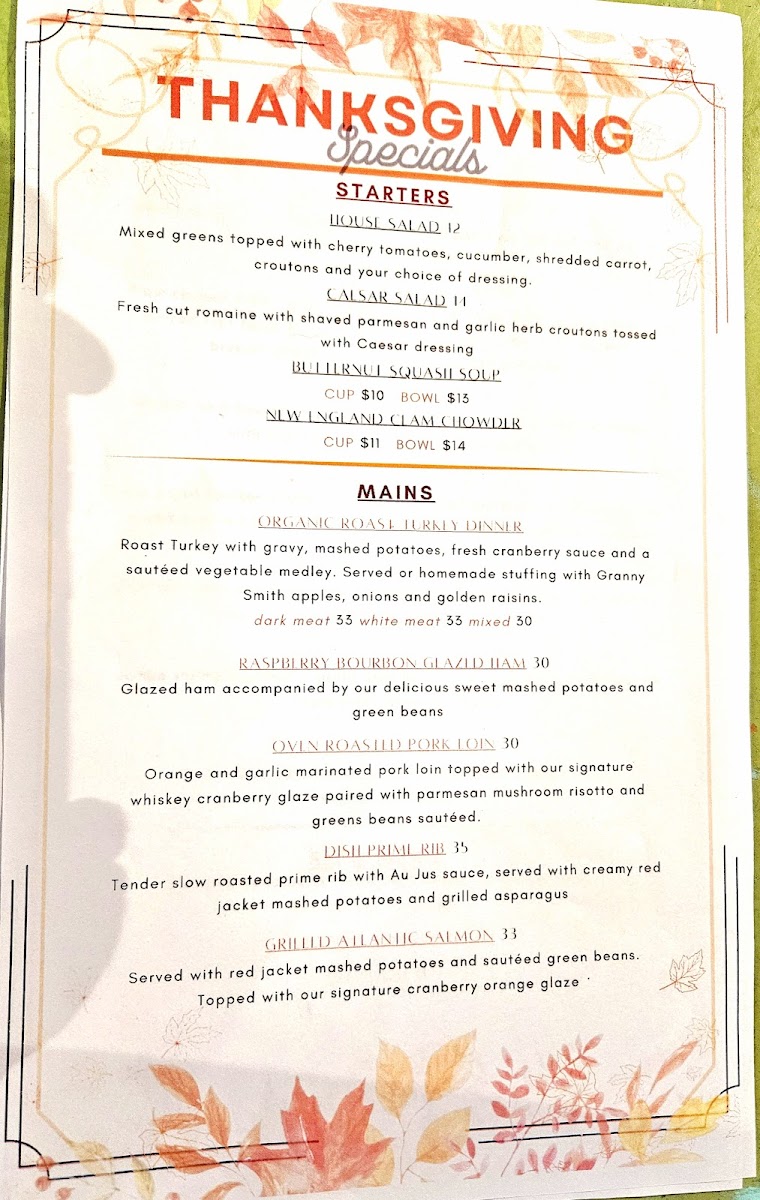 Dish Restaurant Menu - Image 2