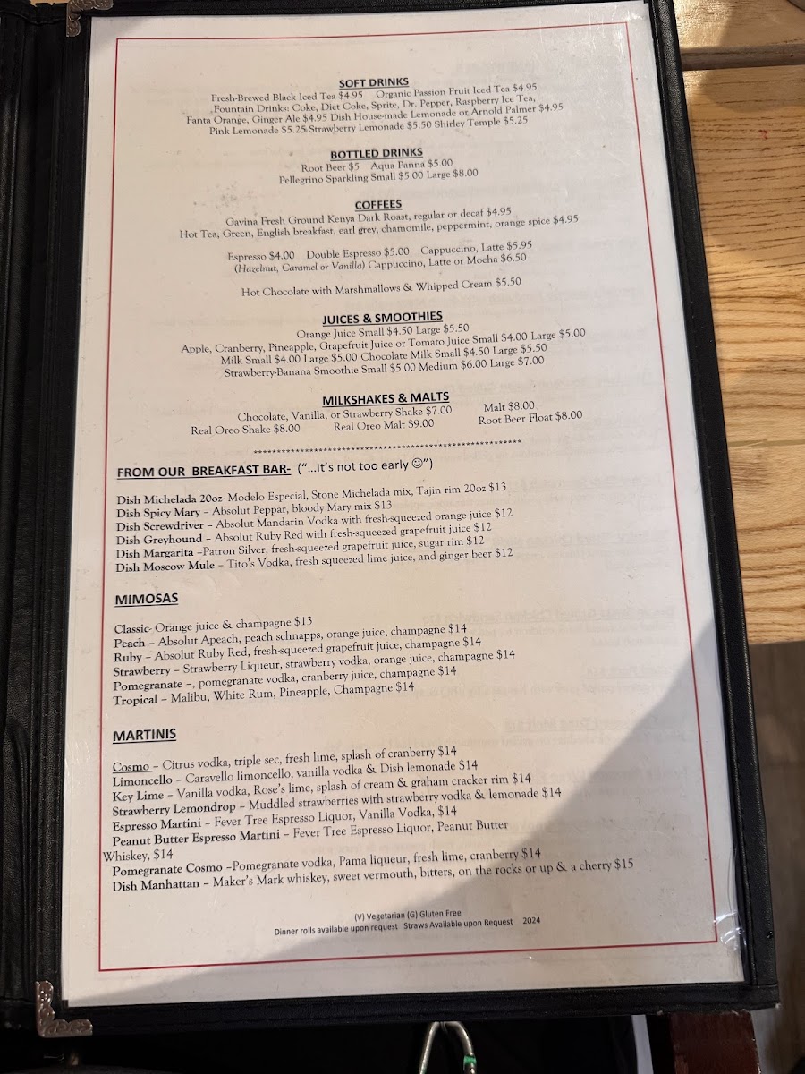 Dish Restaurant Menu - Image 4